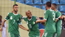 الجزائر تفوز على السنغال 2-0 وتتاهل لربع نهائب امم افريقيا 2015