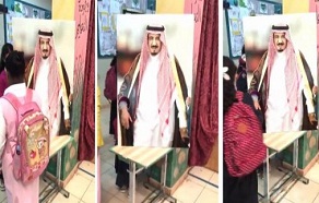 شاهد فكره مبتكره من طالبة لمباية الأمير سلمان للحكم بالسعودية